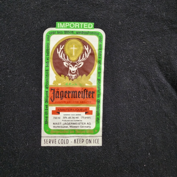 Black Jagermeister S/S Tee, Women's M - Picture 7 of 11